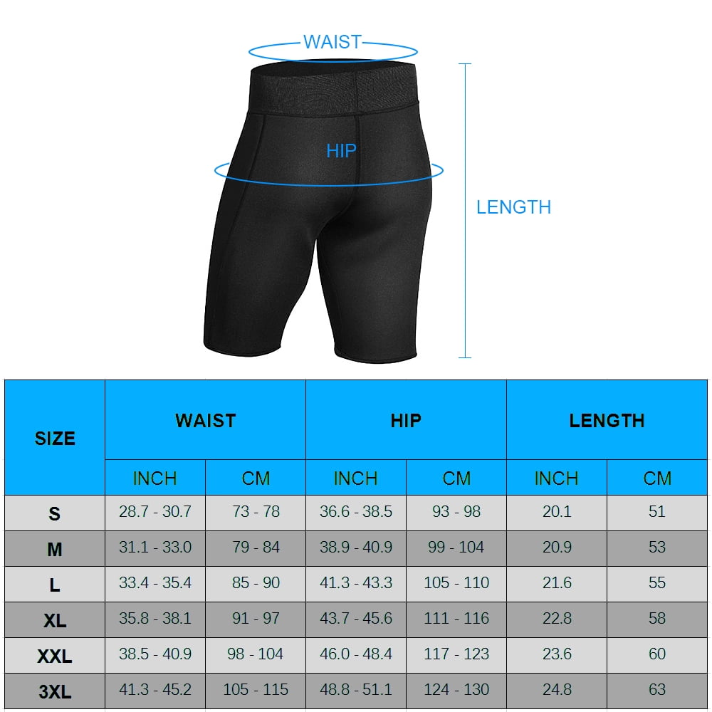 Men Sauna Shorts Body Shaper Slimmer 