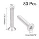 thumbnail image 2 of Tornillos de cabeza plana M3x16mm, tornillo hexagonal interno, sujetadores de acero inoxidable 304, 80 piezas, 2 of 3