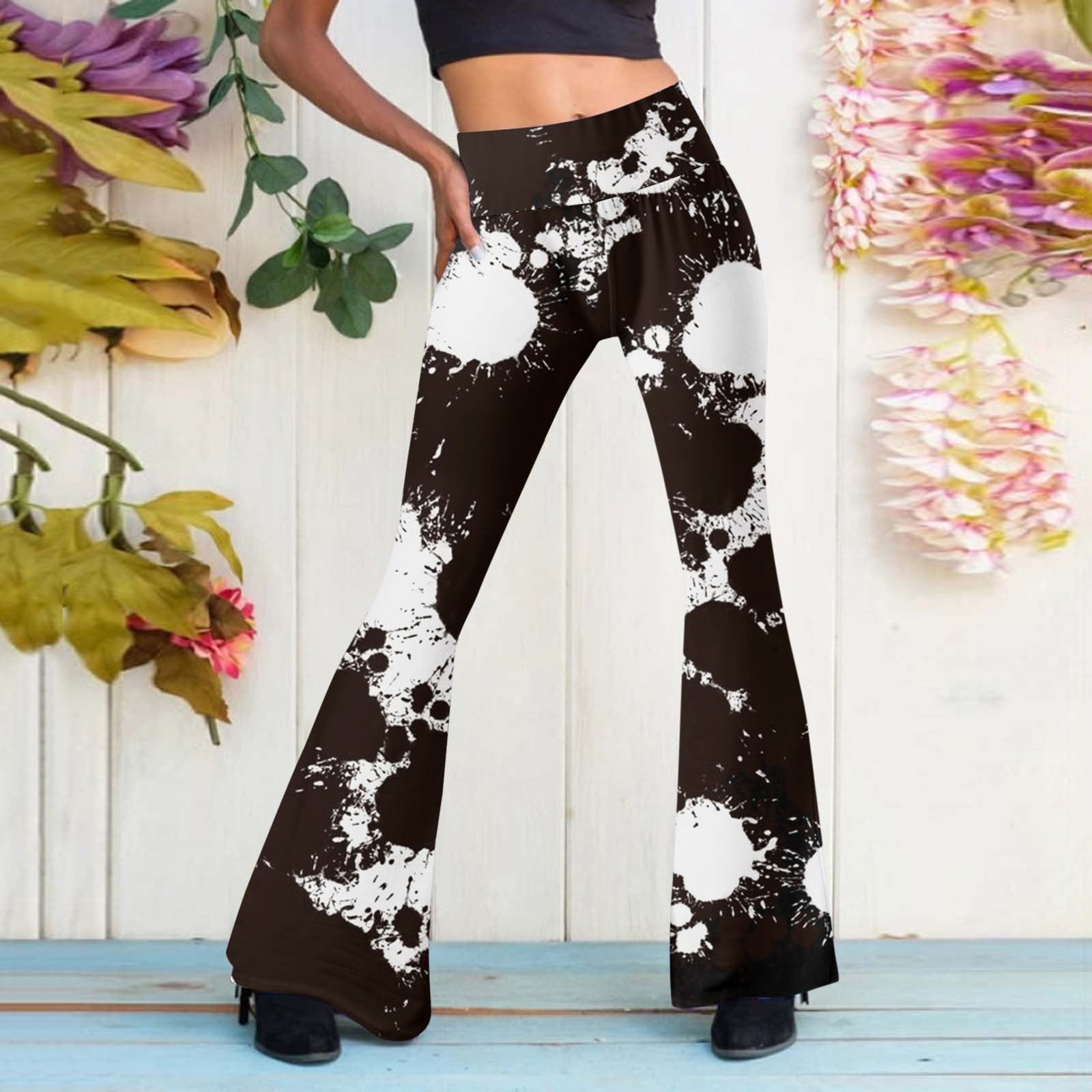 Tie Dye Bell Bottom Flare Pants With Shirt Bellbottom Tie-dye