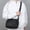 Black#190, variant on Men’s Crossbody Sling Bag Waterproof Lightweight Chest Shoulder Backpack with Headphone Port for Travel Hiking and Everyday Use