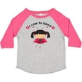 thumbnail image 3 of Inktastic I Love to Dance Ladybug Girls Toddler T-Shirt, 3 of 5