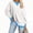 White, variant on Bixock Summer Women's Clothing,Long Sleeve Shirts for Women,Blouse for Women Color Embroidery Crew Neck Long Sleeve Pullover Sweatshirt Tops