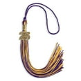 thumbnail image 3 of Endea Graduation Purple/Gold Mixed Color Graduation Tassel with Gold Date Drop, 3 of 10