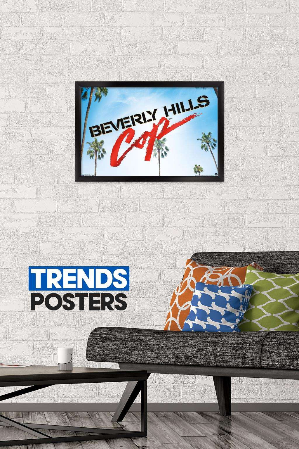 Beverly Hills Cop - Logo Wall Poster, 14.725" x 22.375", Framed