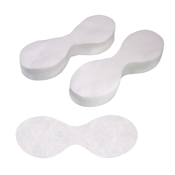 KRISMYA Mascarilla Desechable para Ojos 200 Piezas Algodón No Tejido Ultrafino Transpirable Adecuado para Cara Brazos Cuello Piernas DIY Spa Reduce la Pérdida de Humedad Cuidado de la Piel Viajes