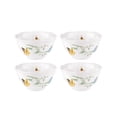 thumbnail image 2 of Butterfly Meadow Rice Bowls, Set of 4, White Ceramic with Multicolor Design, 2 of 4