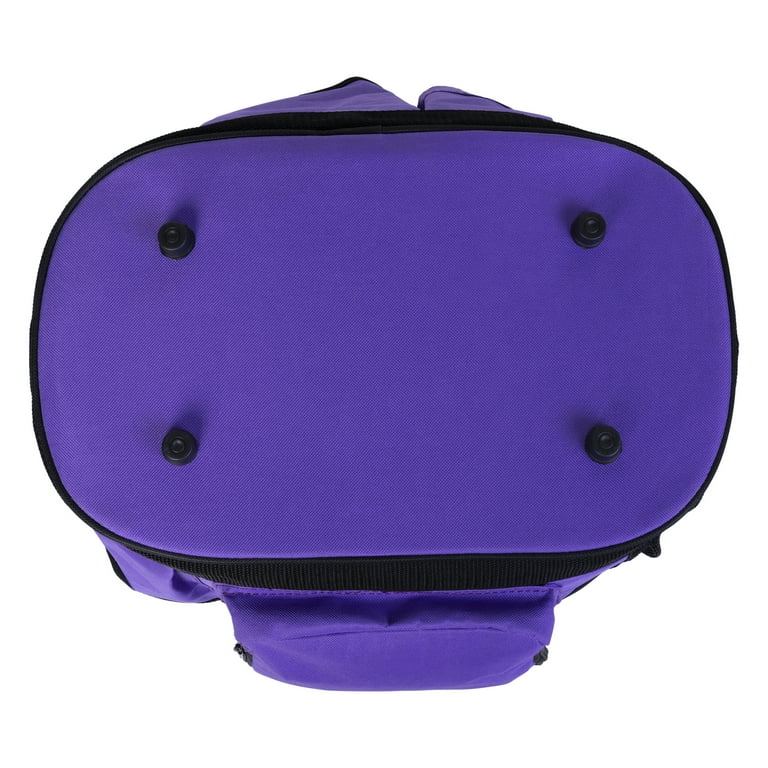 Huntley Equestrian Deluxe Grooming Organizer Bag Purple