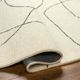 thumbnail image 3 of BoutiqueRugs Deniz Contemporary Area Rug - Off White, Taupe, Nickel - 18" x 18" Sample, 3 of 5