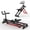 Black+Red, variant on Multifunctional 2-in-1 Stair Stepper and Ab Machine for Home Gym Pink ABS+Rubber+Steel 55.12L x 15.75W x 49.6H Inches