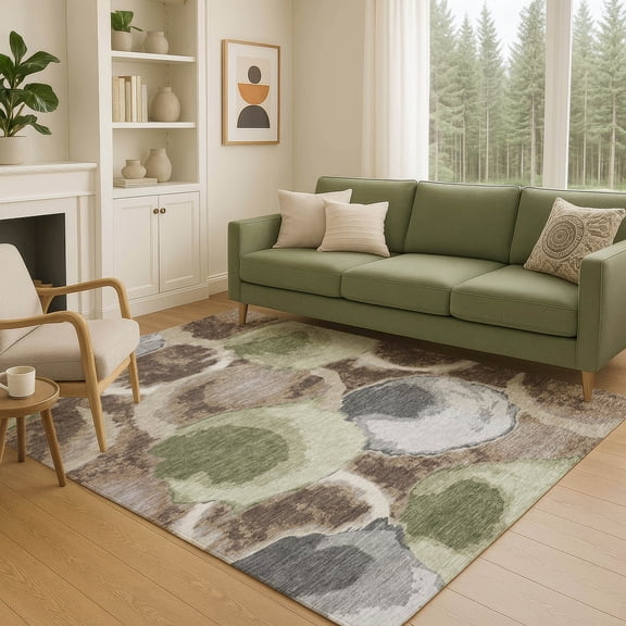 Addison Rugs Chantille Indoor/Outdoor Transitional Modern Fudge Machine Washable Rectangle Rug, 10' x 14'