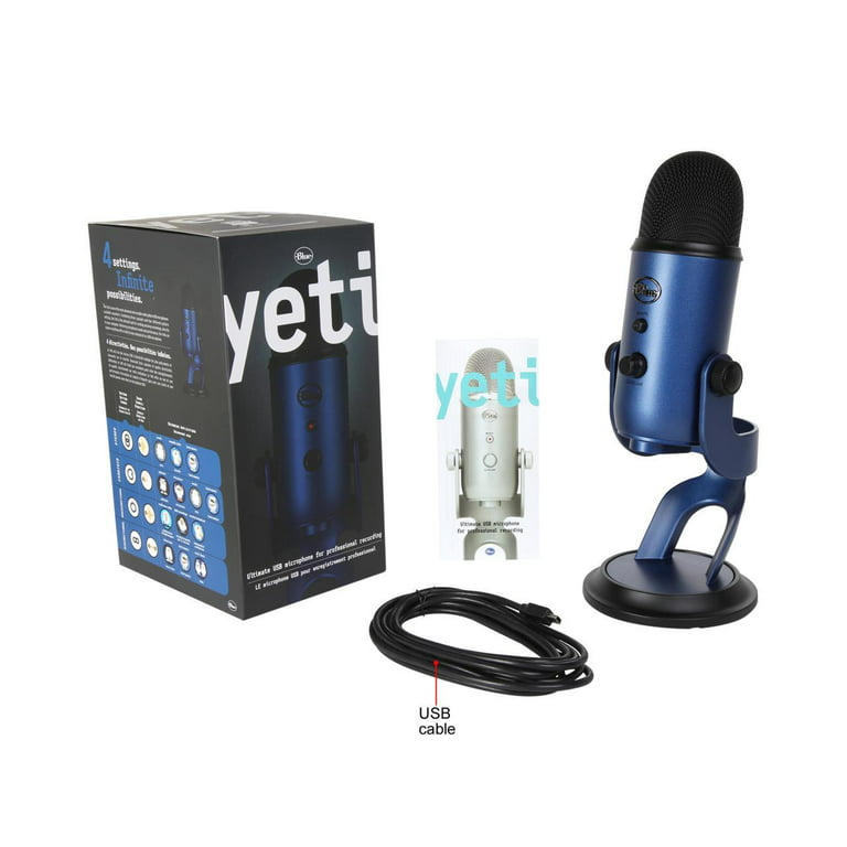 Logitech Blue Yeti Simple Packages Usb Microphone For Recording And  Streaming 4 Pick Up Mode For Pc And Mac Live Microphones - Microphones -  AliExpress