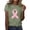 Light Green, variant on NJGRAE Petite Women Solid Color T-Shirts Women's Casual T Shirts with Cancer Awareness Ribbon Print Short Sleeve Round Neck Basic Style for Everyday Wear Womens Basic Tshirts S