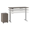 thumbnail image 1 of Bush Meubles d'Affaires Se Déplacent 60 Séries 60W x 30D Hauteur Bureau Réglable avec Rangement en Cacao, 1 of 7