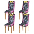 thumbnail image 2 of BZSMCE Chairs Slipcovers Dining Chair Covers Bold Reflection Creative Pattern, 2 of 7