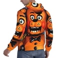 thumbnail image 4 of Lsque Five Nights At Freddy'S Pattern Casual Men's Hoodie,Hooded Sweatshirt with Kangaroo Pocket,Pullover Hoodie-Medium, 4 of 8