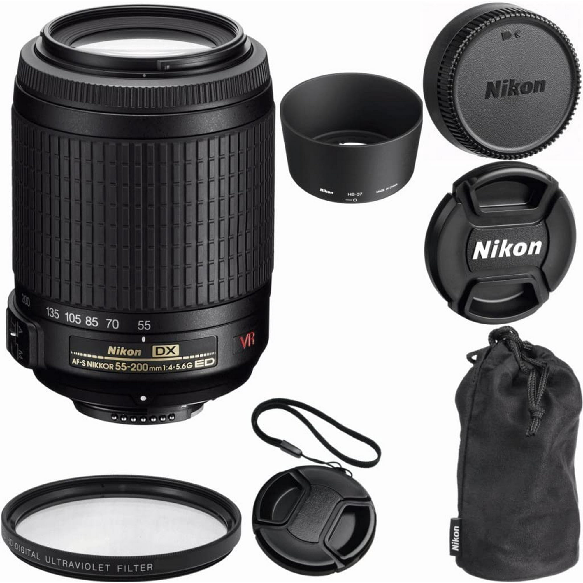 Nikon AF-S VR Zoom-NIKKOR 55-200mm f/4-5.6G IF-ED Lens
