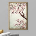 thumbnail image 3 of HFDF Canvas Wall Art - Watercolor Patg Style Cherry Blossom - Giclee Prt Gallery Wrap Modern Home Art Ready to Hang - Natural Unframed, 3 of 6