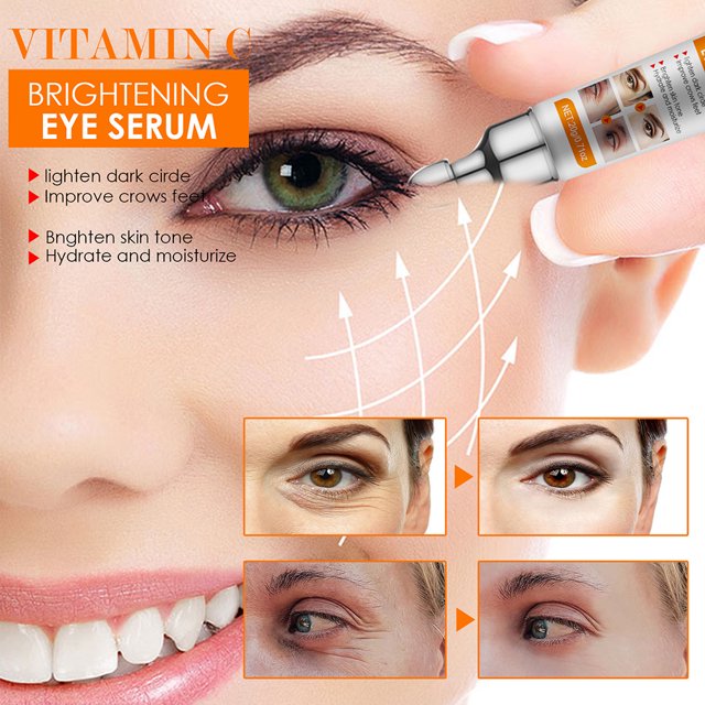 20g bolsas para los ojos crema hidratante vitamina C antienvejecimiento para hombres mujeres belleza salud Sywqhk Cuidado Belleza