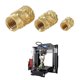 thumbnail image 2 of KAIYANG Rosca de latón termofusible m3 100 piezas Tuerca de cobre para inserción de roca (C), 2 of 5