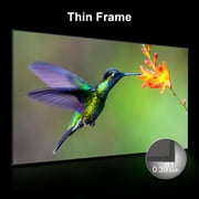 WEMAX 100 Lenticular ALR UST Fixed Frame Screen,0.8 Gain 95% Light Rejection, 4K/8K HDR for Ultra Short Throw Laser Projector