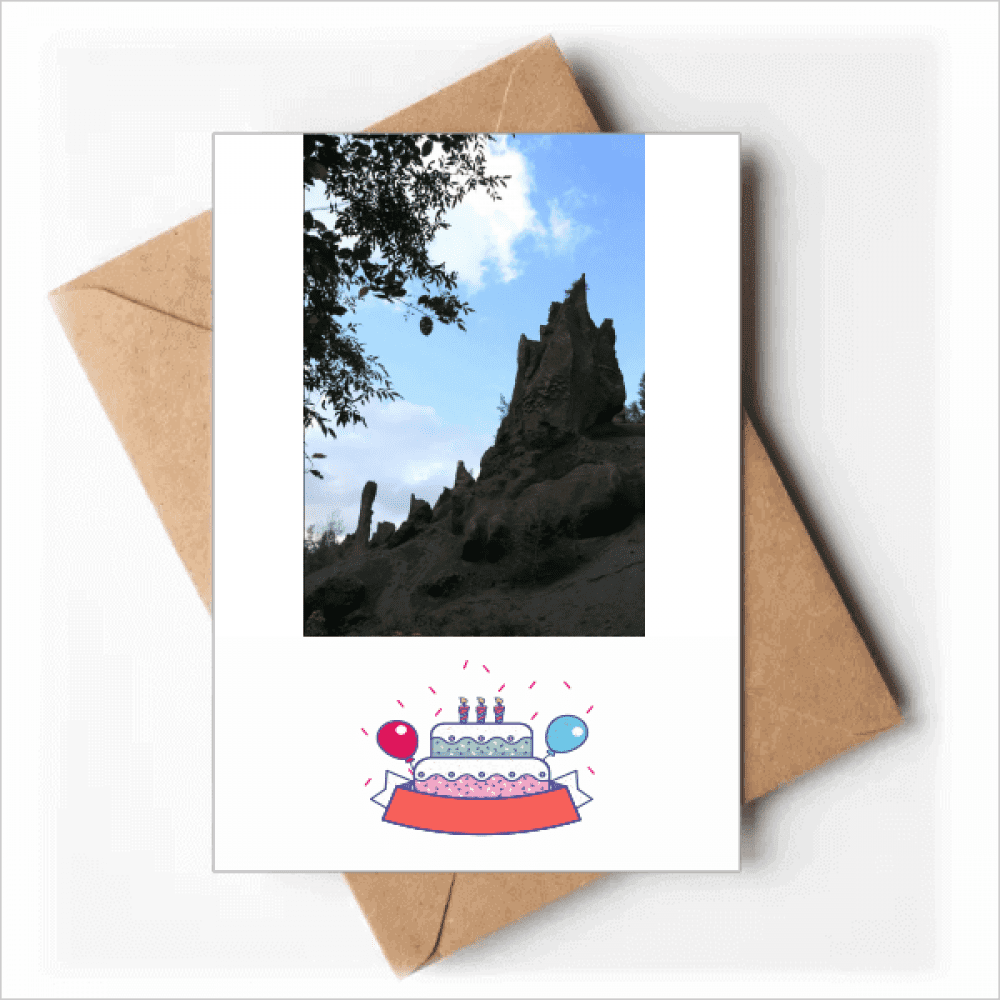 Northeastern Horny Hill Art Deco Fashion Happy Birthday Greeting Cards Envelopes Blank