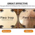 thumbnail image 4 of Flea Trap Refills 10 Packs, Flea Trap for Inside Your Home, Replacement Pads for Fleas Light, 7.1 Inch Natural Glue Discs Refill, 4 of 5