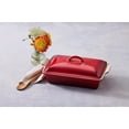 thumbnail image 2 of Cacerola Le Creuset Stoneware Heritage 4L Cerise, 2 of 4