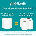 thumbnail image 2 of Angel Soft Toilet Paper, 18 Mega Rolls (= 72 Regular Rolls), 2 of 11