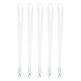 thumbnail image 1 of Uxcell 5-Pack Cordones para Identificaciones, Blanco 0.59 in de Ancho, Correa de Lanyard Plana para Llaves con Clip de Gancho Giratorio, 1 of 6