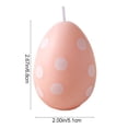 thumbnail image 3 of Generic Cute Polka Dot Easter Egg Candle for Bedroom Desktop Decor, 3 of 7