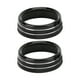 thumbnail image 1 of 2pcs Air Conditioning Knob Trims Rings Black Decoration Replacement for Ford Mustang/Focus, 1 of 9