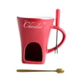 thumbnail image 2 of Juego de olla para fondue, olla para derretir chocolate, taza para derretir chocolate, taza para fondue Rojo, 2 of 9