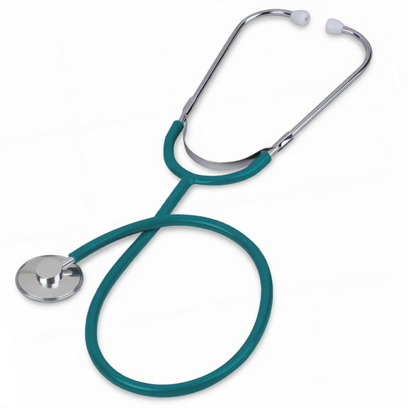 Prism Series Aluminum Single Head Nurse Stethoscope, Teal, Boxed