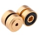 thumbnail image 4 of Base de soporte para tocadiscos, almohadilla de aislamiento de aluminio de 20 x 8 mm, 4 unidades, color dorado, 4 of 6