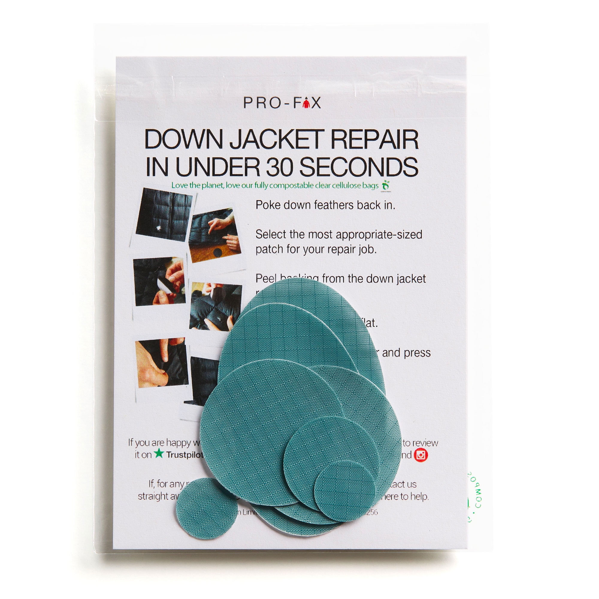 Down & Synthetic Repair Patches