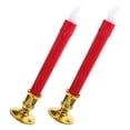 thumbnail image 1 of OULII 4 Pcs Bougies Led Piliers Bougies Décoratives Rouges pour Maisons, 1 of 8