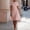 Pink, variant on Women's Cowl Neck Short Sleeve A-Line Swing Midi Dress – Solid Color Elegant Casual & Formal Wear White，XL