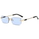 thumbnail image 1 of Rimless Sunglasses Rectangle Fashion Popular Women Men Shades Small Square Sun Glasses For Female male Summer Traveling Oculos, 1 of 5