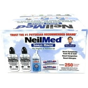 NeilMed Sinus Rinse - 2 Bottles - 250 Premixed Packets