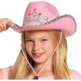 thumbnail image 3 of 38*30*13cm-Sombrero infantil Glimmer con tiara, diadema plateada, cordón para sombrero, Carnaval, Halloween, Fiesta temática,Rosado,Talla única JM, 3 of 4