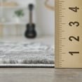 thumbnail image 2 of Loomaknoti Rhane Vailin 6' x 9' Gray Abstract Indoor Polypropylene Area Rug, 2 of 9