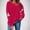 Red, variant on asdoklhq Thanksgiving Shirts for Women Thanksgiving Printed Long Sleeve Round Neck Loose Top Sweatshirt Red XL