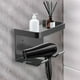 thumbnail image 2 of Soporte de pared para secador de pelo con adhesivo sin clavos, instalación sin taladros para baño, construcción de aleación, impermeable y a prueba de humedad, incluye adhesivo., 2 of 6