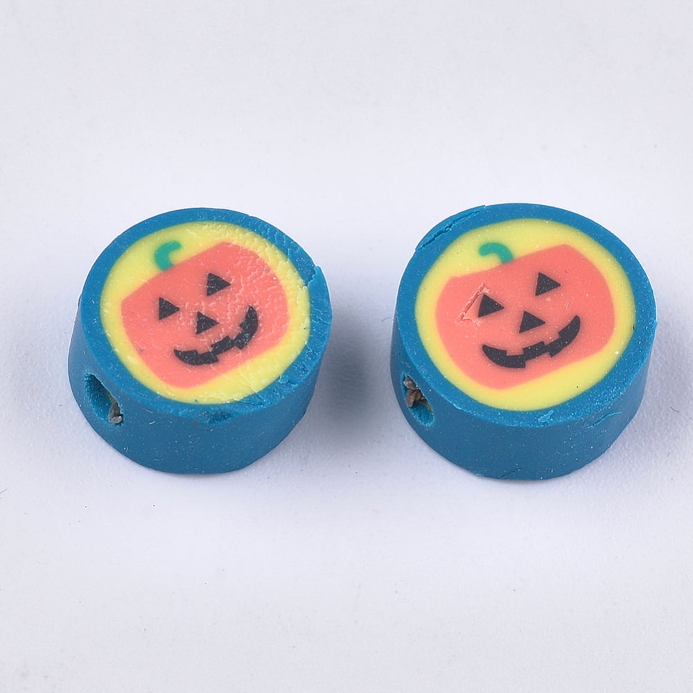 1000pc Christmas Theme Handmade Polymer Clay Beads Mixed Shapes Mixed Color 9~12x6~12x4.5~5mm Hole: 1.4~1.5mm