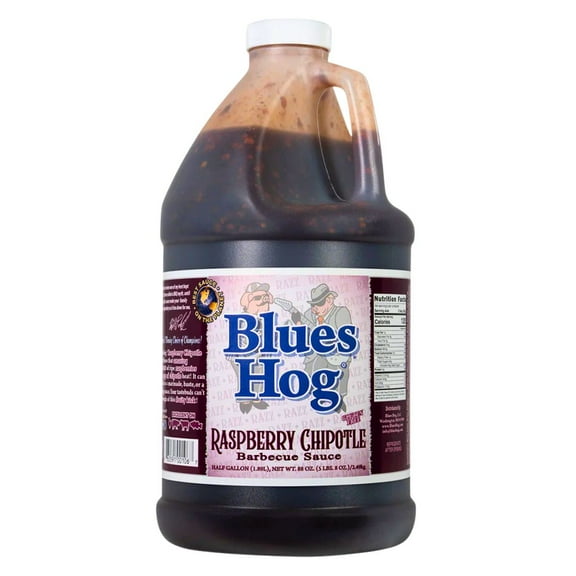 Blues Hog Raspberry Chipotle Barbecue Sauce - Half Gallon, 64oz