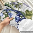thumbnail image 4 of Twin Sze Fitted Sheet Set - Spring Flowers 2 Piece Bedding Sets 16" Deep Pocket Fitted Sheet with 1 Pillowcase, Purple Hydrangea Orchid Floral Country Brushed Microfiber Hotel Luxury Bed Sheets, 4 of 9