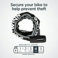 thumbnail image 2 of Schwinn Bike Locks Heavy Duty Anti Theft, Lock for Outdoor Equipment and Bicycle Security Level 4/Key Lock 3 Foot/8mm Chain, 2 of 7
