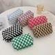 thumbnail image 2 of Bolsa de cosméticos grande de color sólido con cremallera, bonita bolsa de maquillaje de piel para mujer, bolsa de viaje para artículos de tocador, bolsa de lavado, bolsa de felpa para bolígrafos, 2 of 5