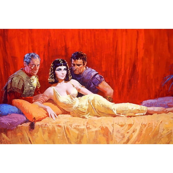 Cleopatra Rare Art Elizabeth Taylor 24x36 Poster