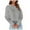 Light Gray, variant on Fashion Clothing Women Fashion Casual Solid Round Neck Long Sleeve Sexy Crop T Apparel Short Oversized Tee Shirts for Women Turtle Neck Long Sleeve Shirts Womens Summer Shirt Athletic To Army Green XL